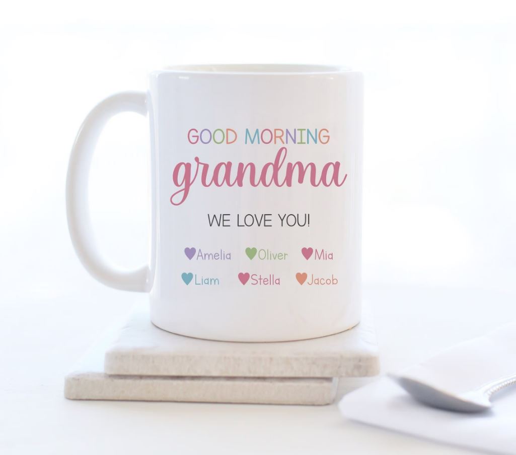 Mother's "Good Morning" Heart Coffee/Tea Mug