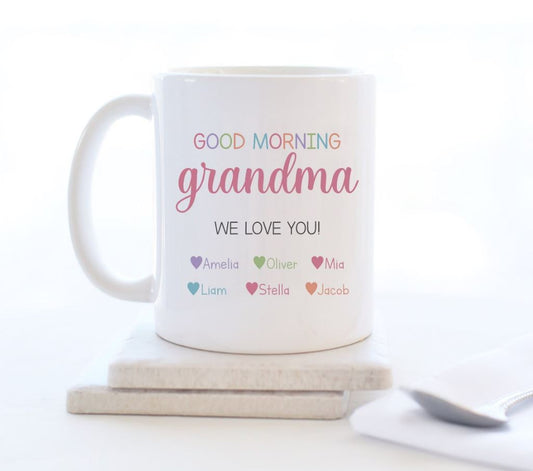 Mother's "Good Morning" Heart Coffee/Tea Mug