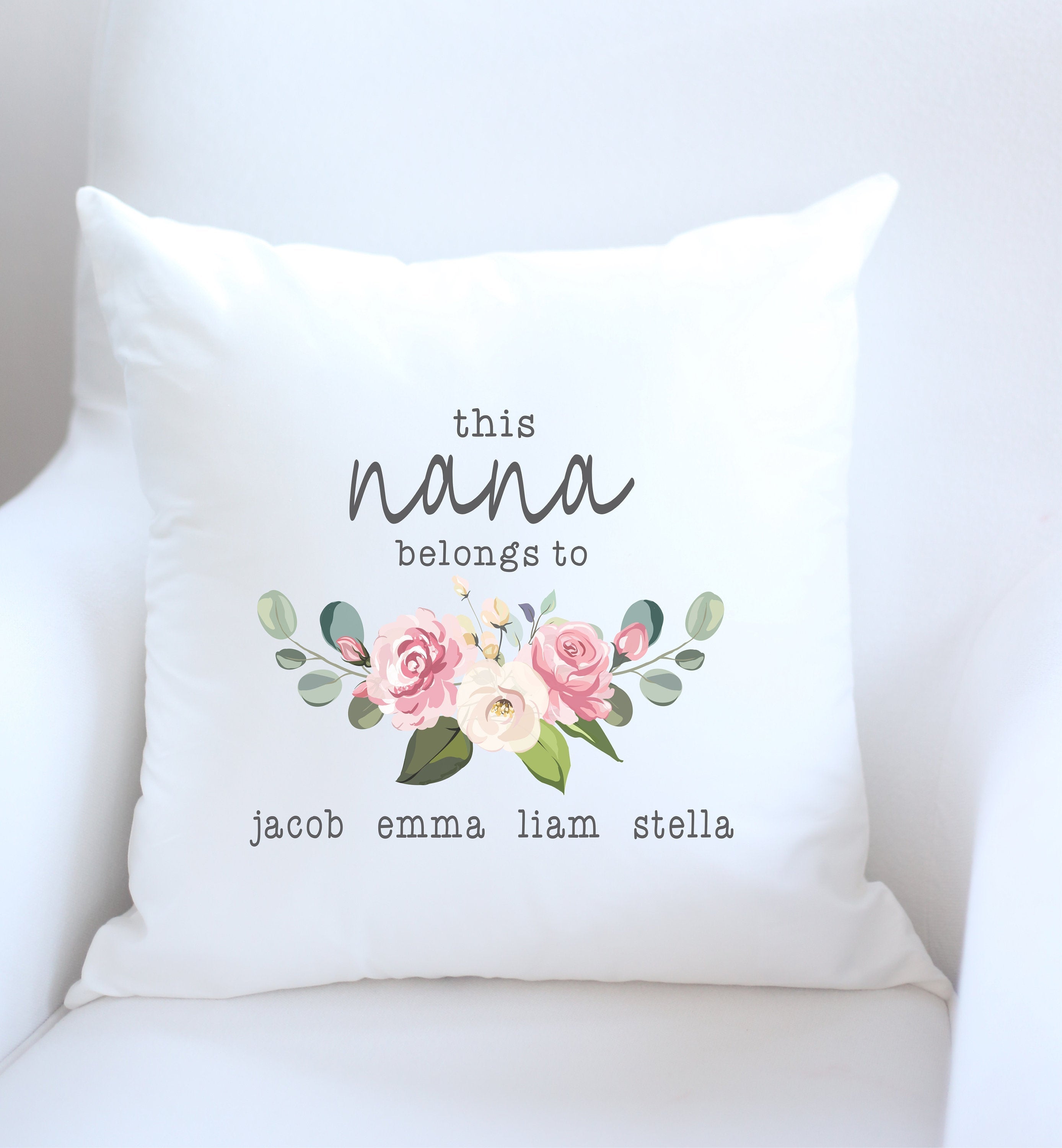 Personalized nana outlet pillow